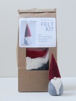 Winter gnome felting kit