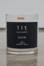 Lit Soy Candles Lit Soy Candle, Hun (Cozy Collection)