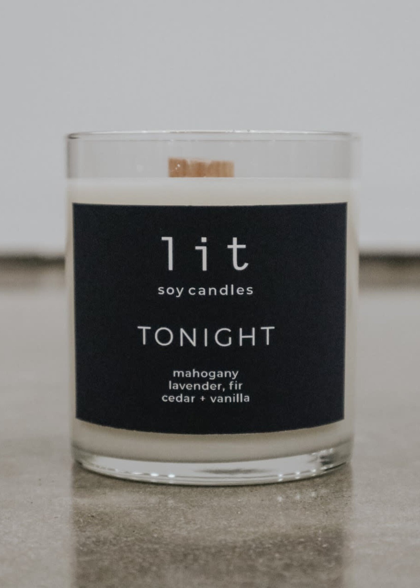 Lit Soy Candles Lit Soy Candles, Tonight (Cozy Collection)