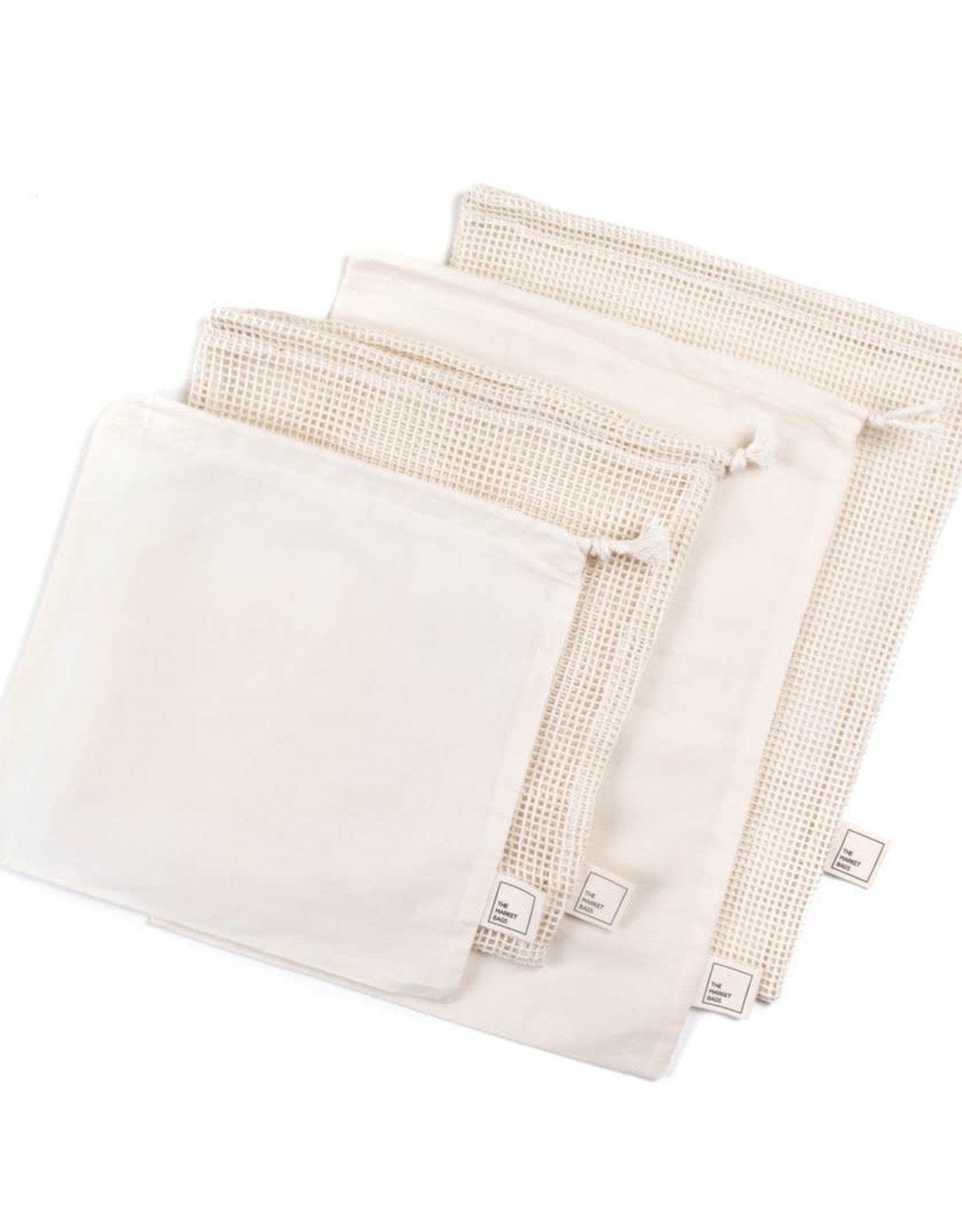 Market Bag Market bag, Mesh/Muslin Produce Bag Set