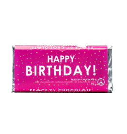 Peace by Chocolate Peace by Chocolate Dark Chocolate Happy Birthday Bar