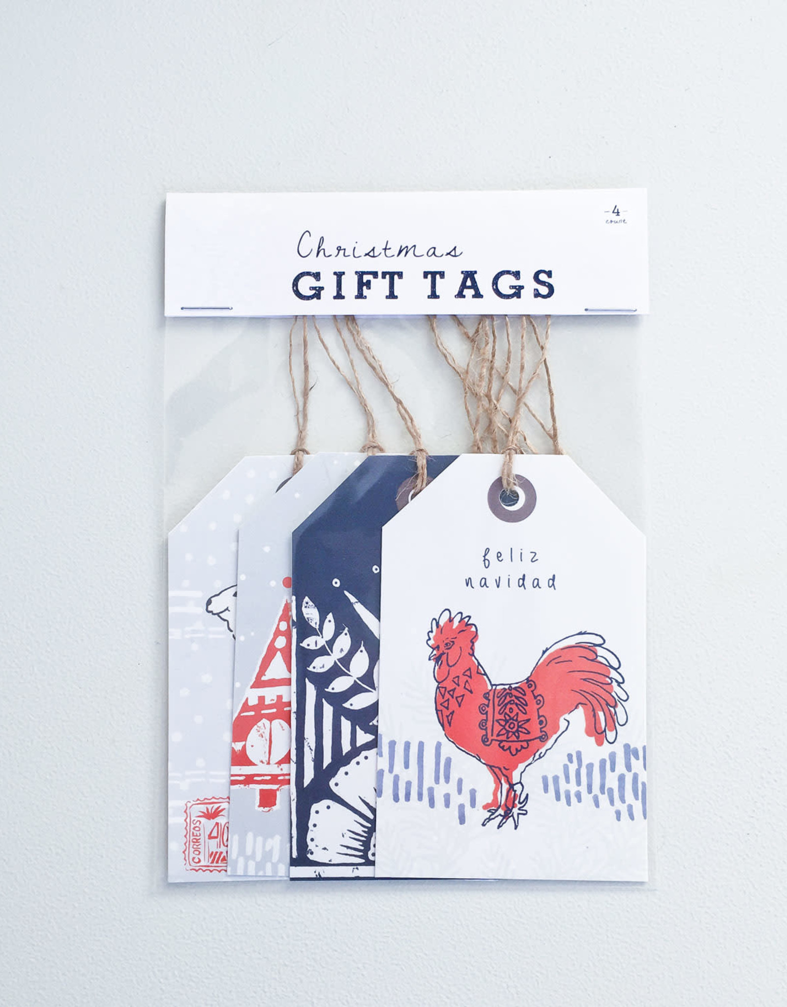 Highberry Dew Highberry Dew - Large Gift tags Llama and Rooster