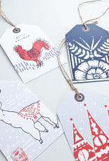 Highberry Dew Highberry Dew - Large Gift tags Llama and Rooster