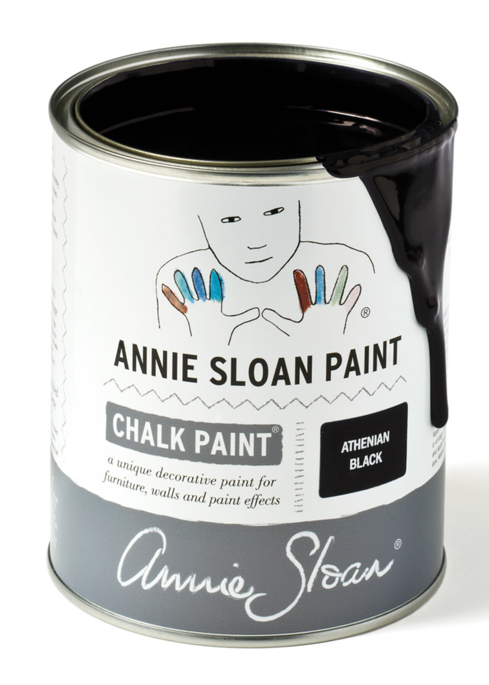 Annie Sloan Athenian Black 1L Chalk Paint® by Annie Sloan