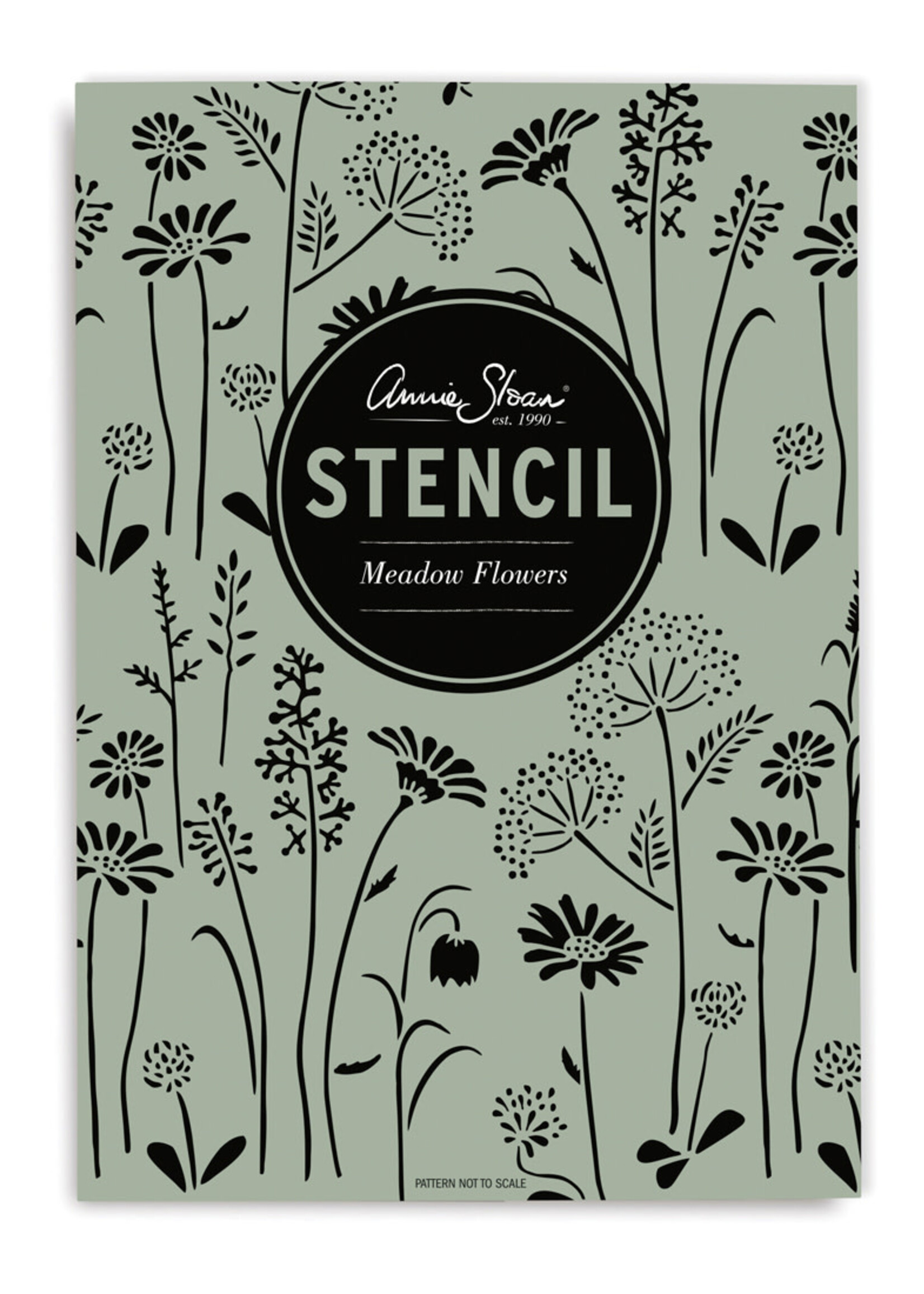 Annie Sloan Meadow Flowers Stencil by Annie Sloan