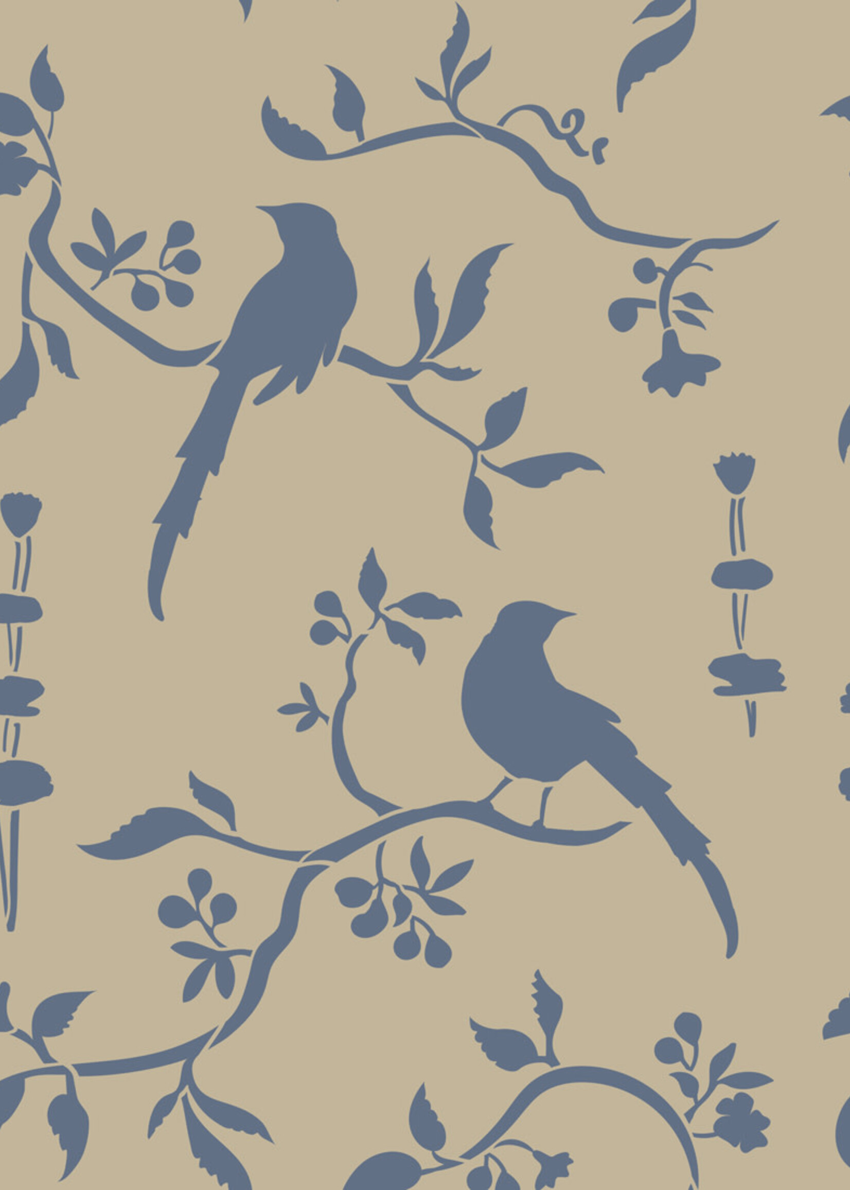 Annie Sloan Chinoiserie Birds Stencil by Annie Sloan