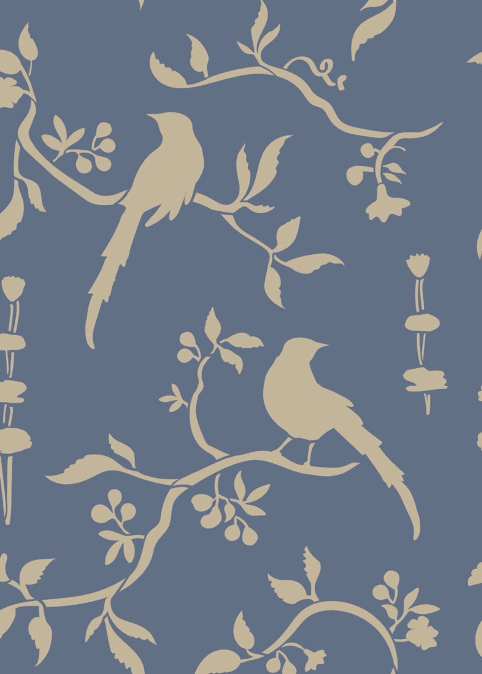 Annie Sloan Chinoiserie Birds Stencil by Annie Sloan