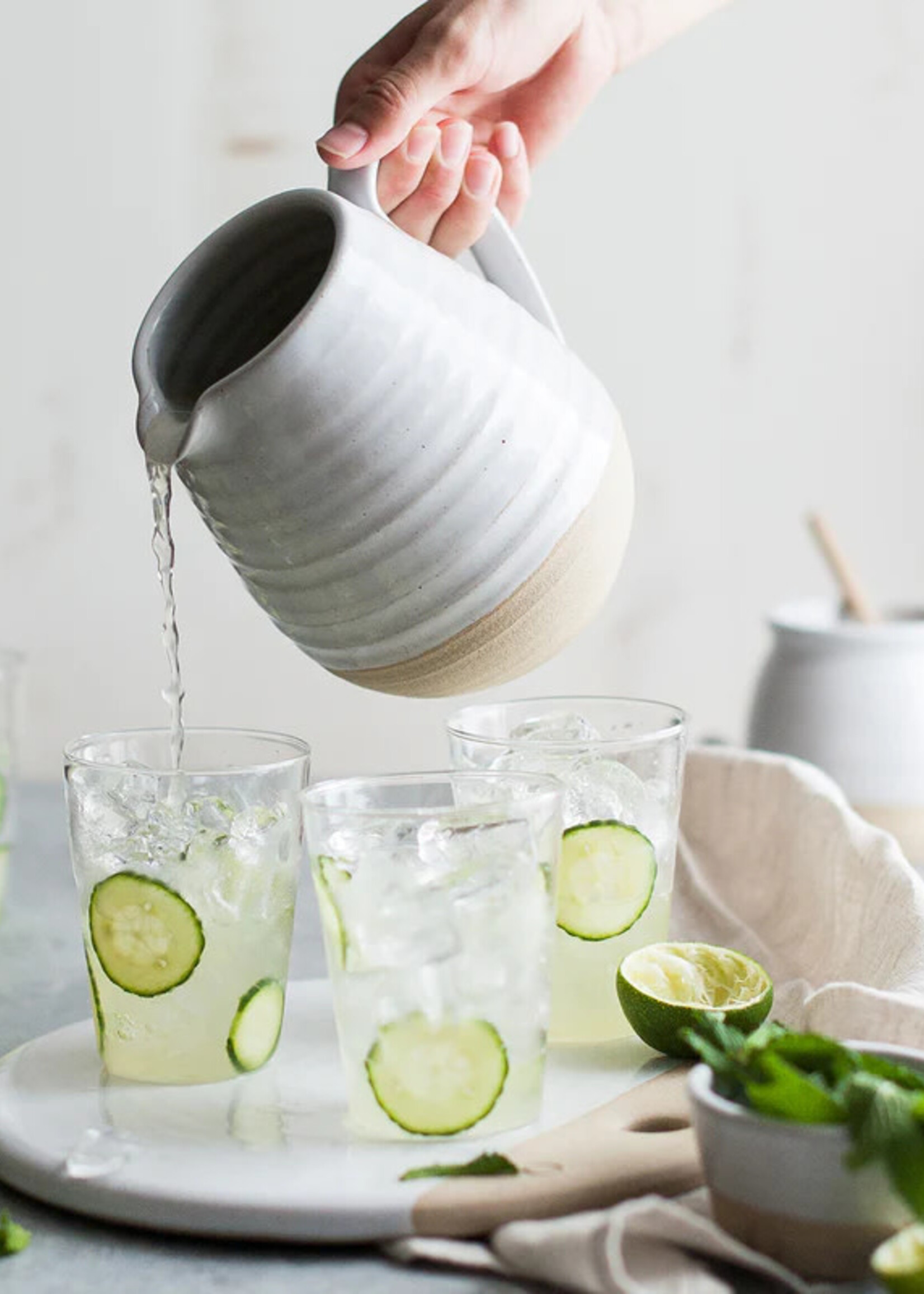 Farmhouse Pottery Farmer's Pitcher (Medium)