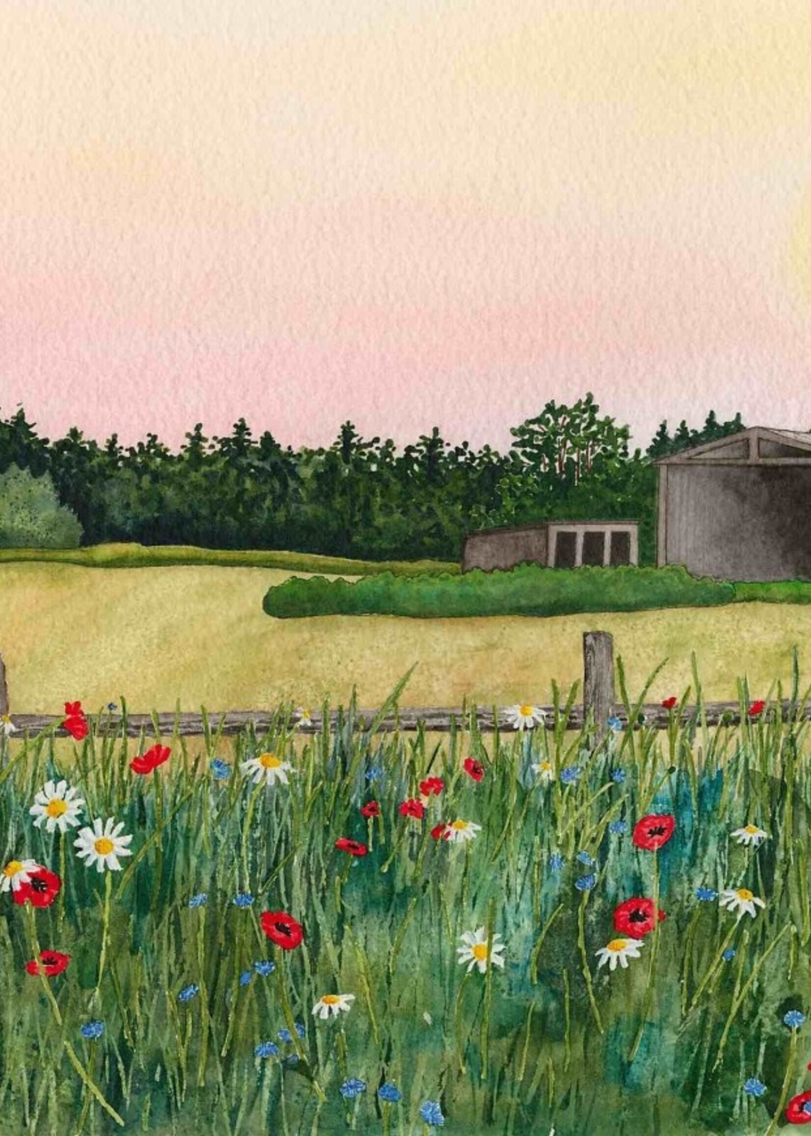 Melanie Willing Card, Wild Flowered Farm