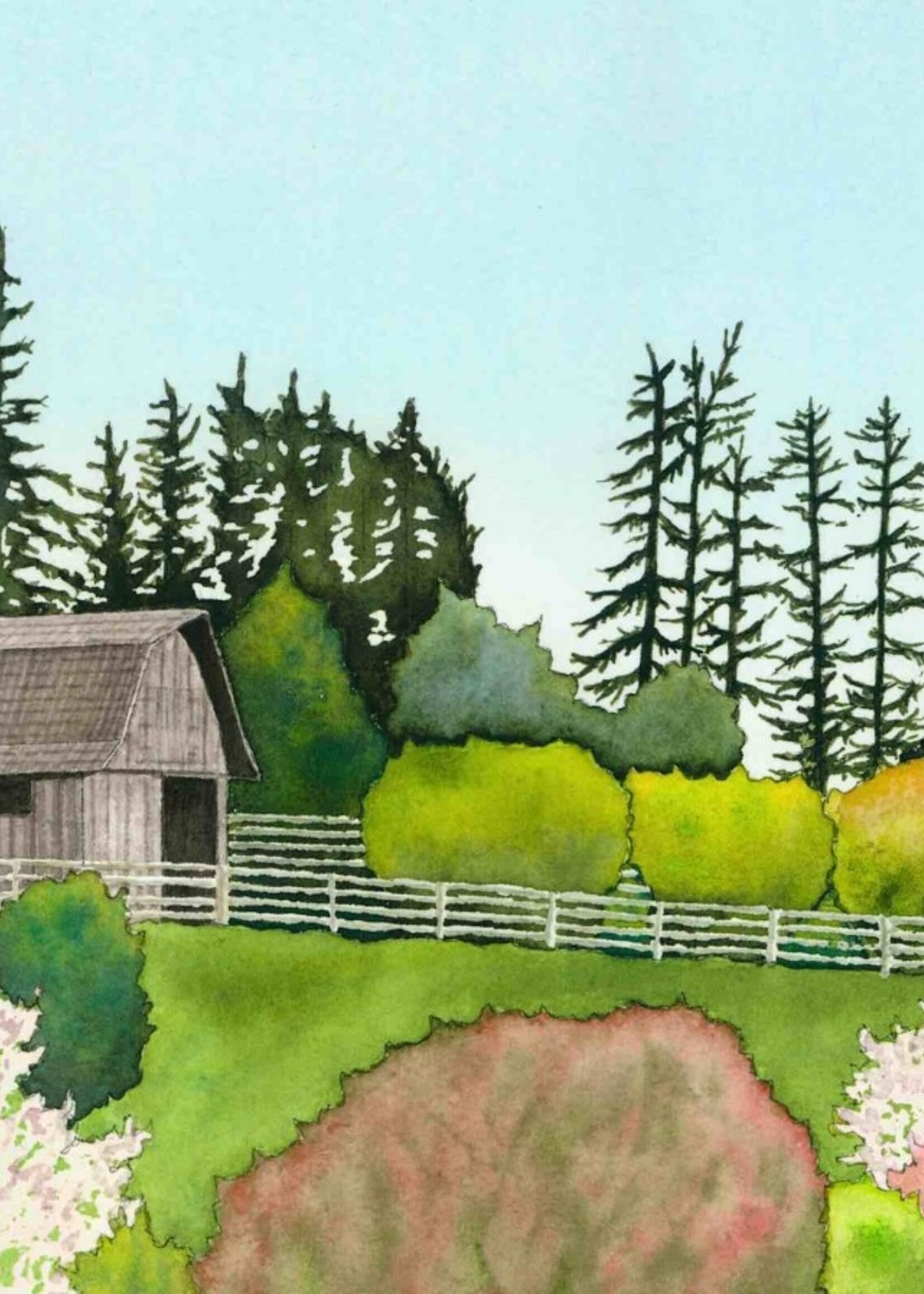 Melanie Willing Card, The Old Barn
