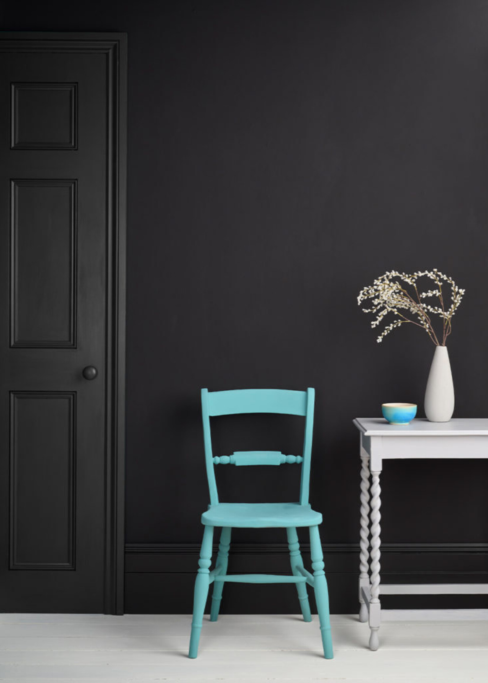 Annie Sloan Athenian Black 750Ml Satin Paint by Annie Sloan