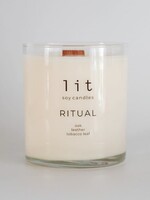 Lit Soy Candles Lit soy candle, Ritual