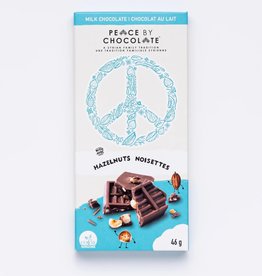 Peace by Chocolate Peace by Chocolate Peace Bar - Milk Chocolate Hazelnut 46g