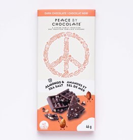 Peace by Chocolate Peace by Chocolate Peace Bar - Dark Chocolate, Almond and Sea Salt 46g