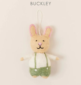 Farmhouse Pottery Buckley the Felted Easter Bunny Ornament