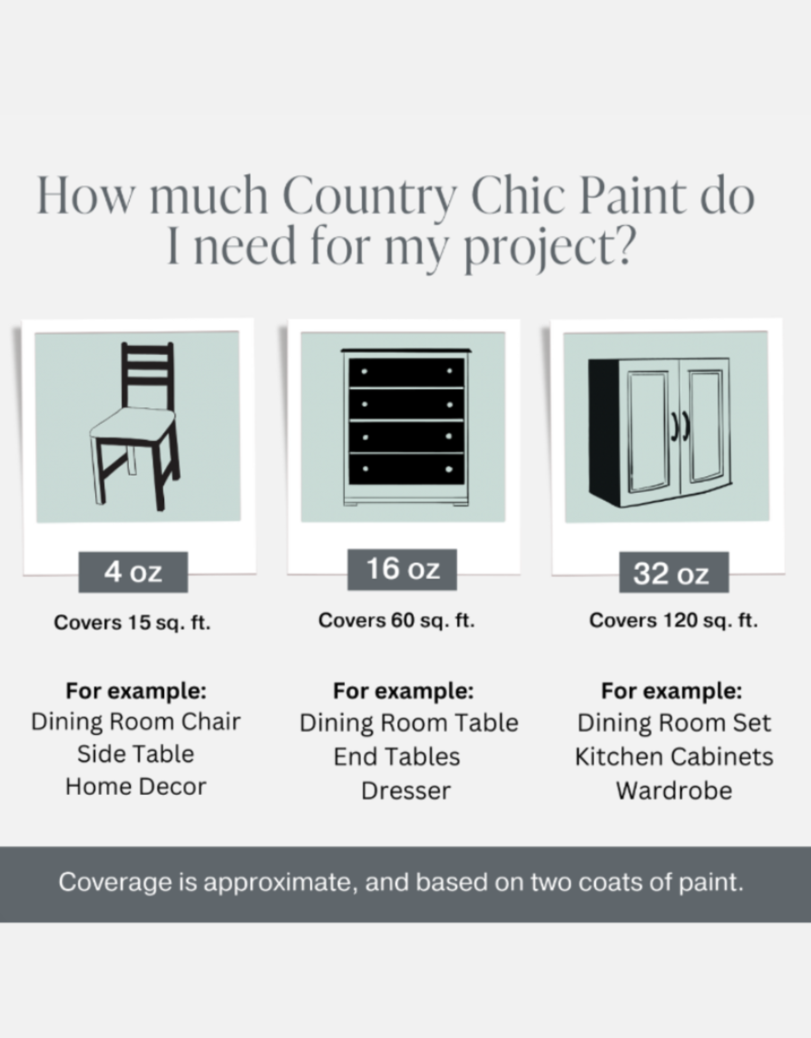 Country Chic Country Chic Paint Sample - 4oz Hurricane