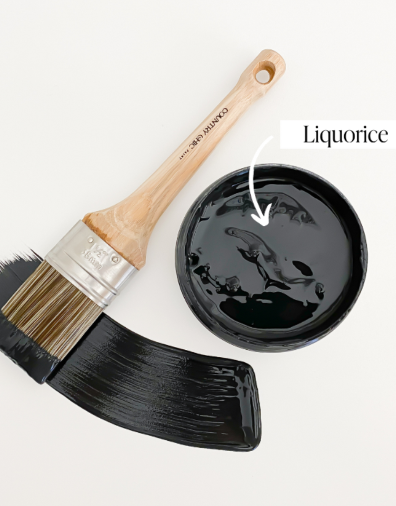 Country Chic Country Chic Paint Sample - 4oz Liquorice