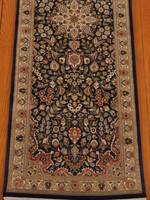 Bunyaad Blue Kashan Runner