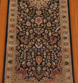 Bunyaad Blue Kashan Runner