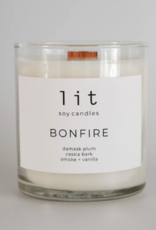 Lit Soy Candles Lit Soy Candle, Bonfire