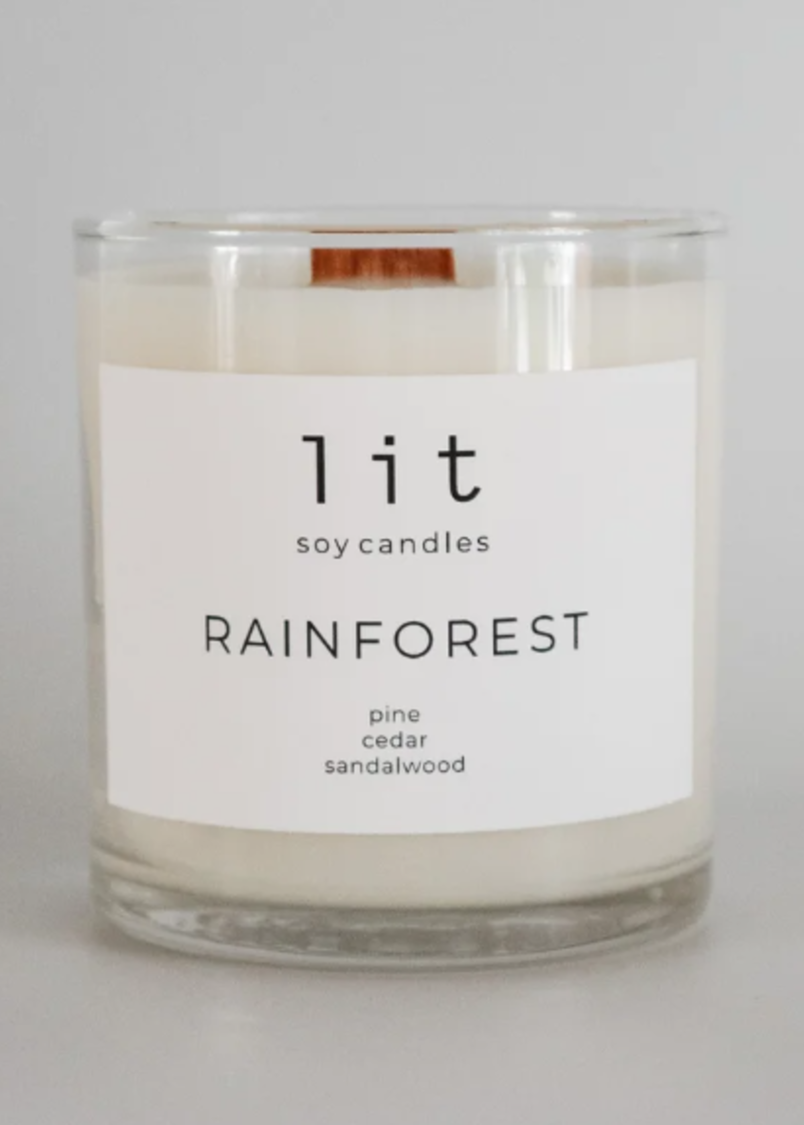 Lit Soy Candles Lit Soy Candle, Rainforest