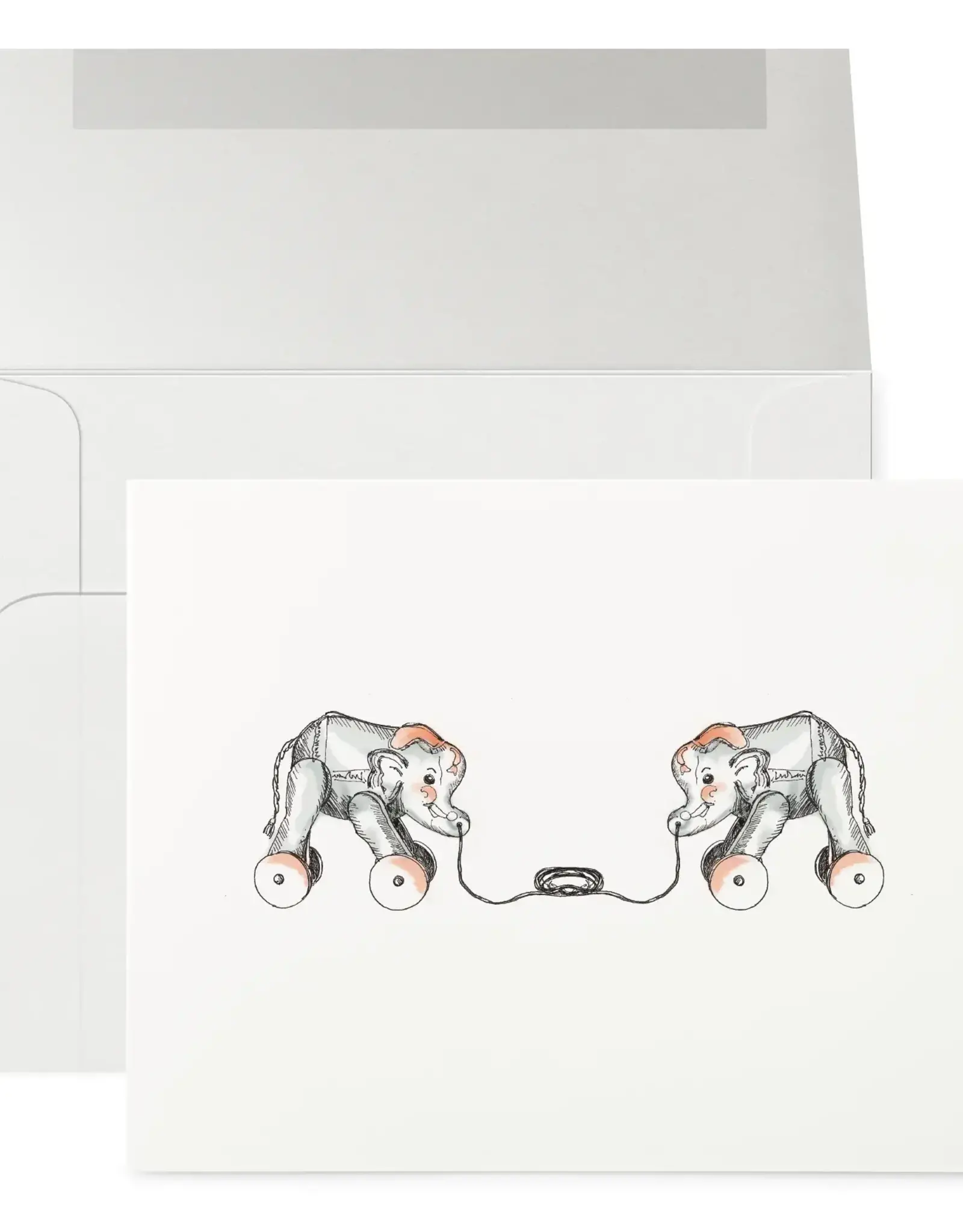 Petits Mots Petits Mots Card, Elephant