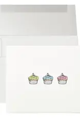 Petits Mots Petits Mots Card, 3 Cupcakes