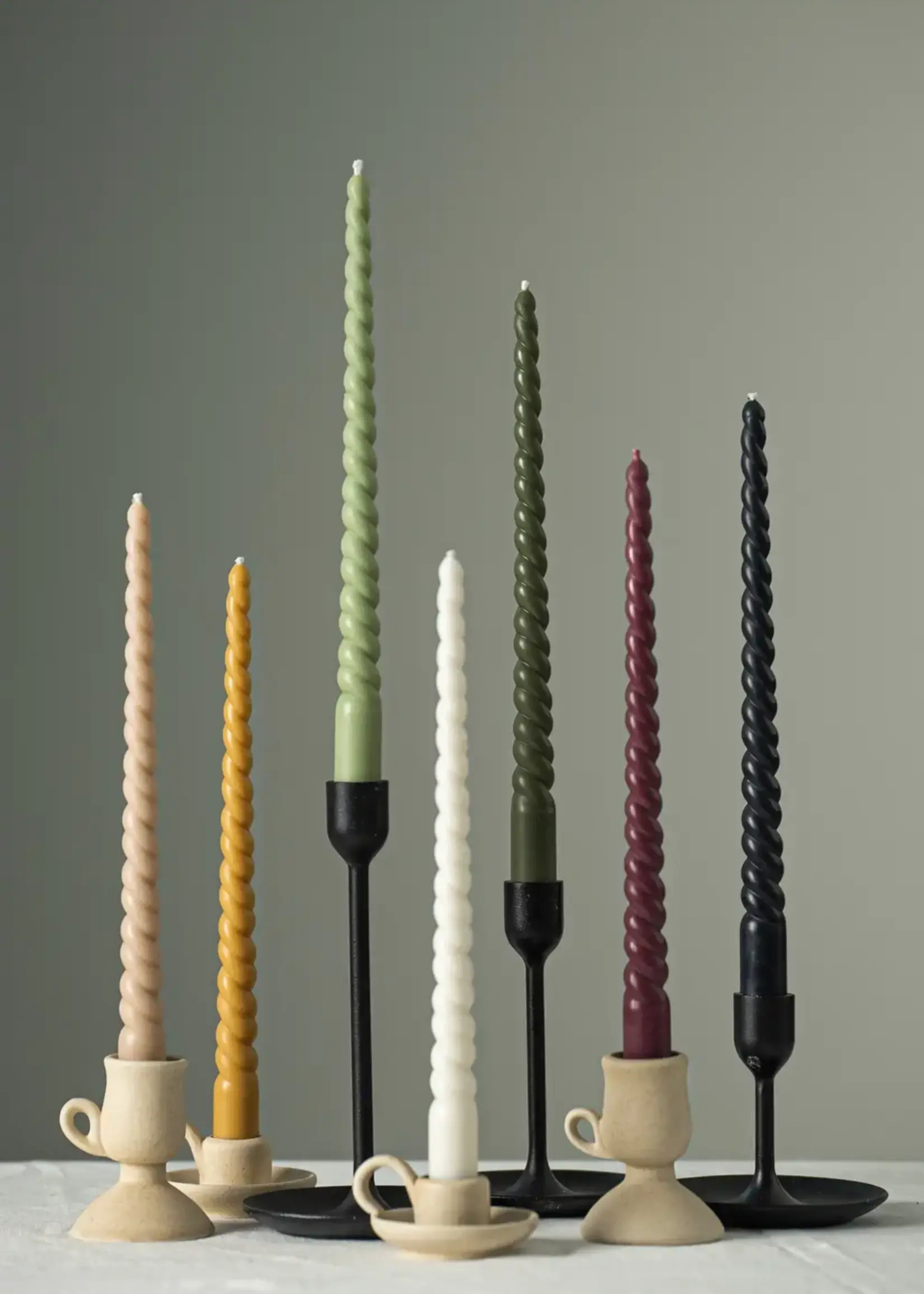 ZOETSTUDIO Twisted Taper Candle Set