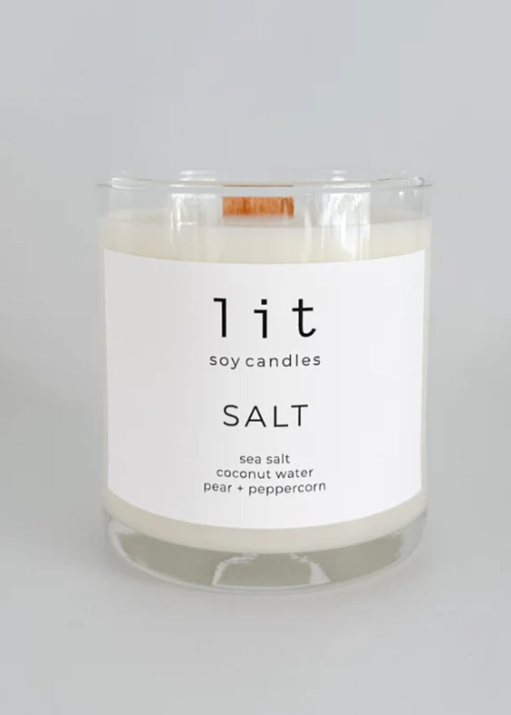 Lit Soy Candles Lit soy candle, Salt