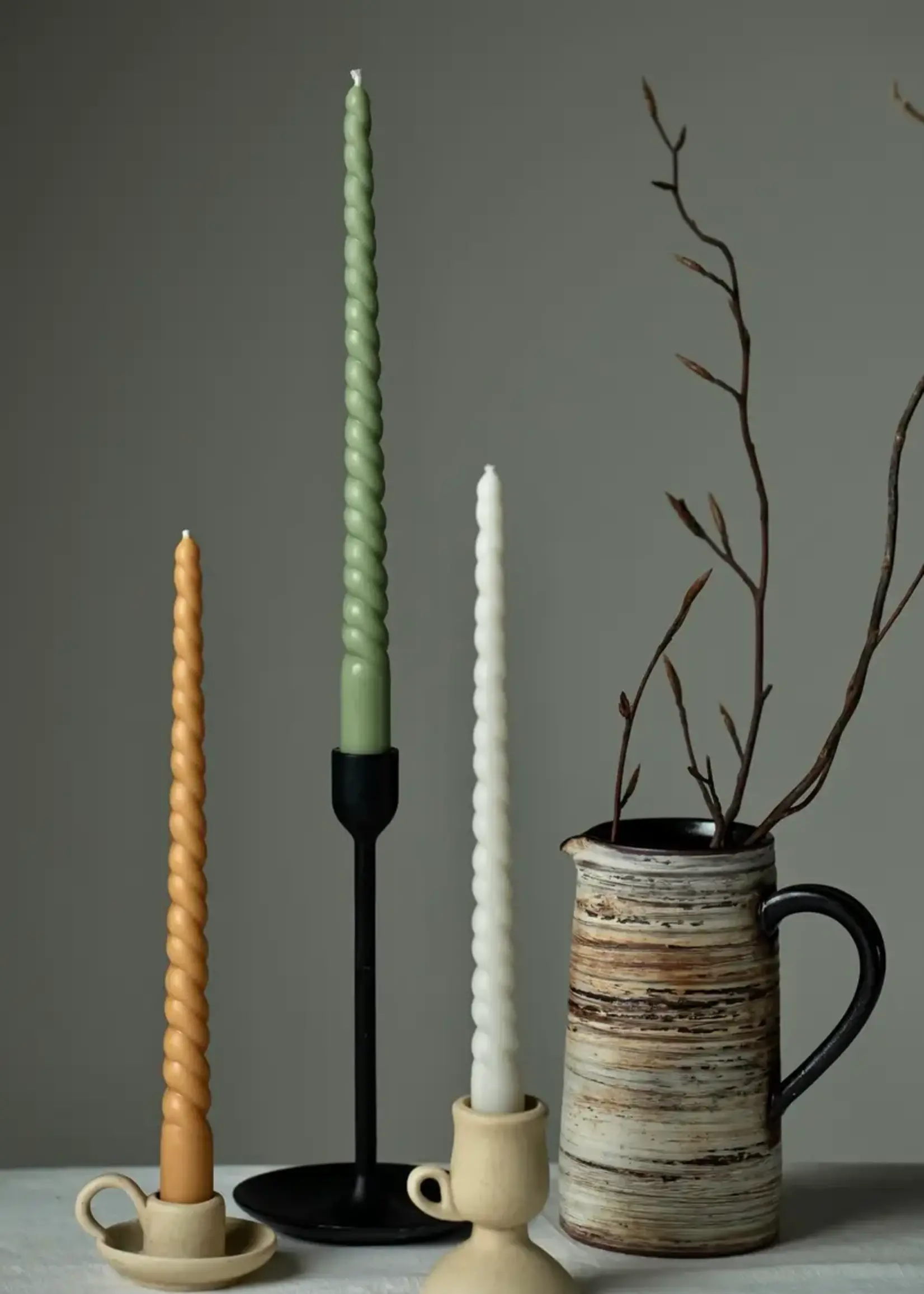 ZOETSTUDIO Twisted Taper Candle Set