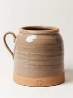 Farmhouse Pottery French Country Crock Flax Stoneware, Medium