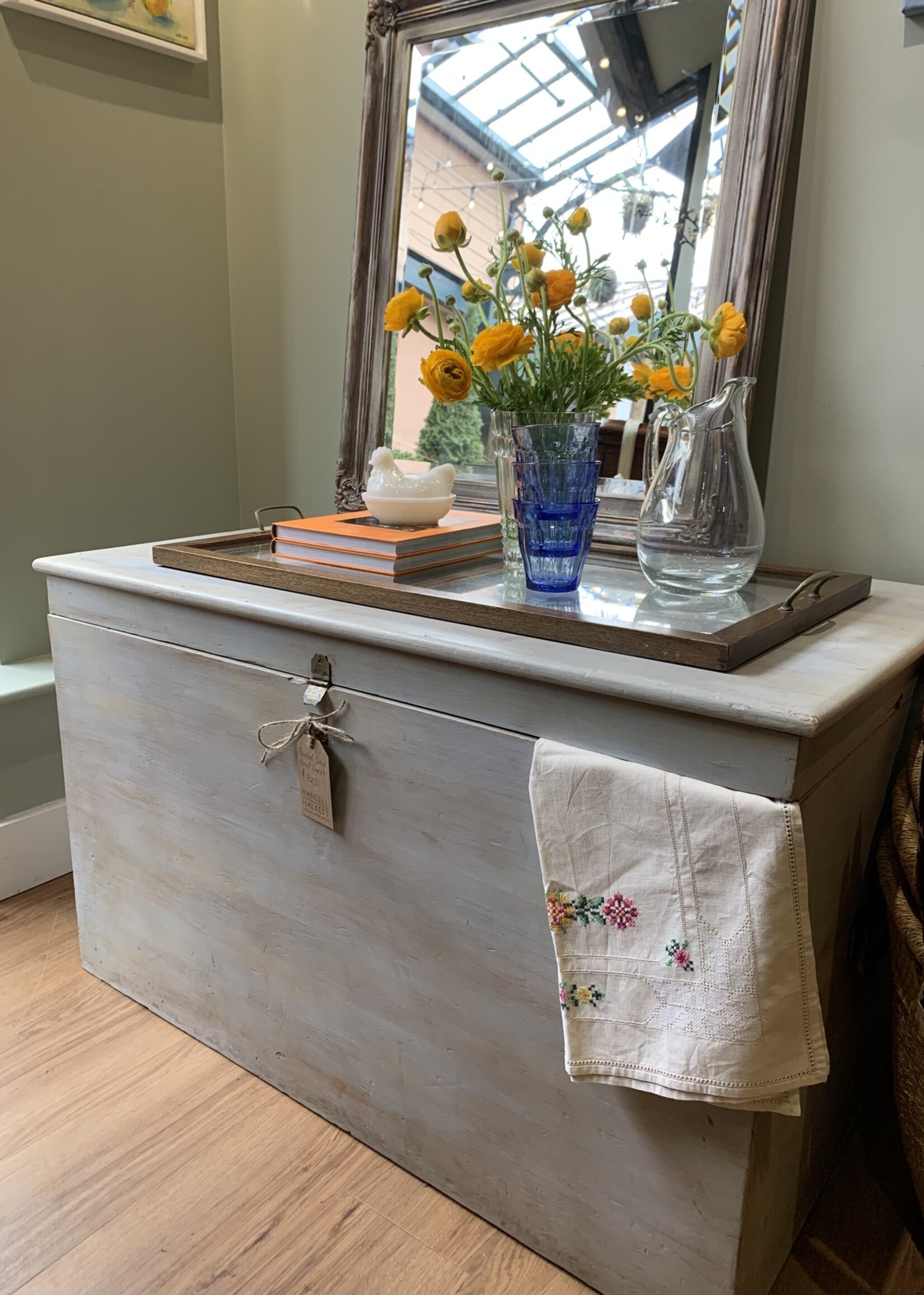Painted Solid Wood Chest