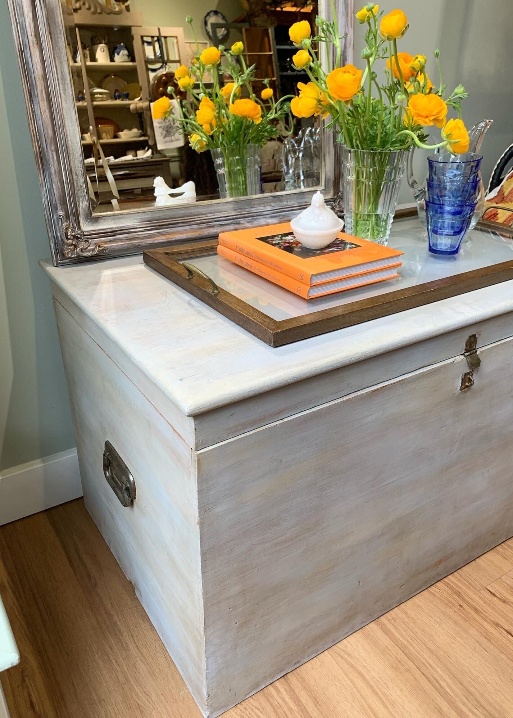Painted Solid Wood Chest