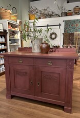 Hansell & Halkett Antique Sideboard in Primer Red