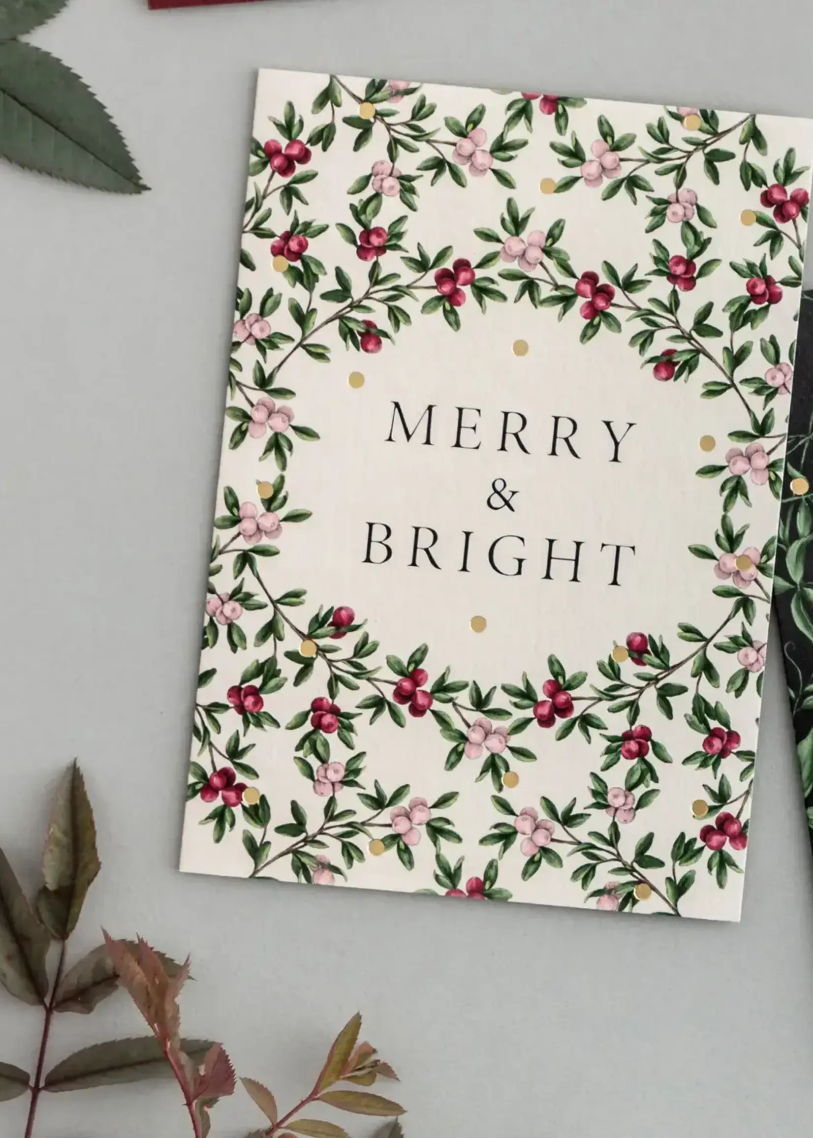 Catherine Lewis Design Catherine Lewis Designs, Merry and Bright Card (White)