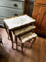 Antique Italian Florentine Nesting Tables