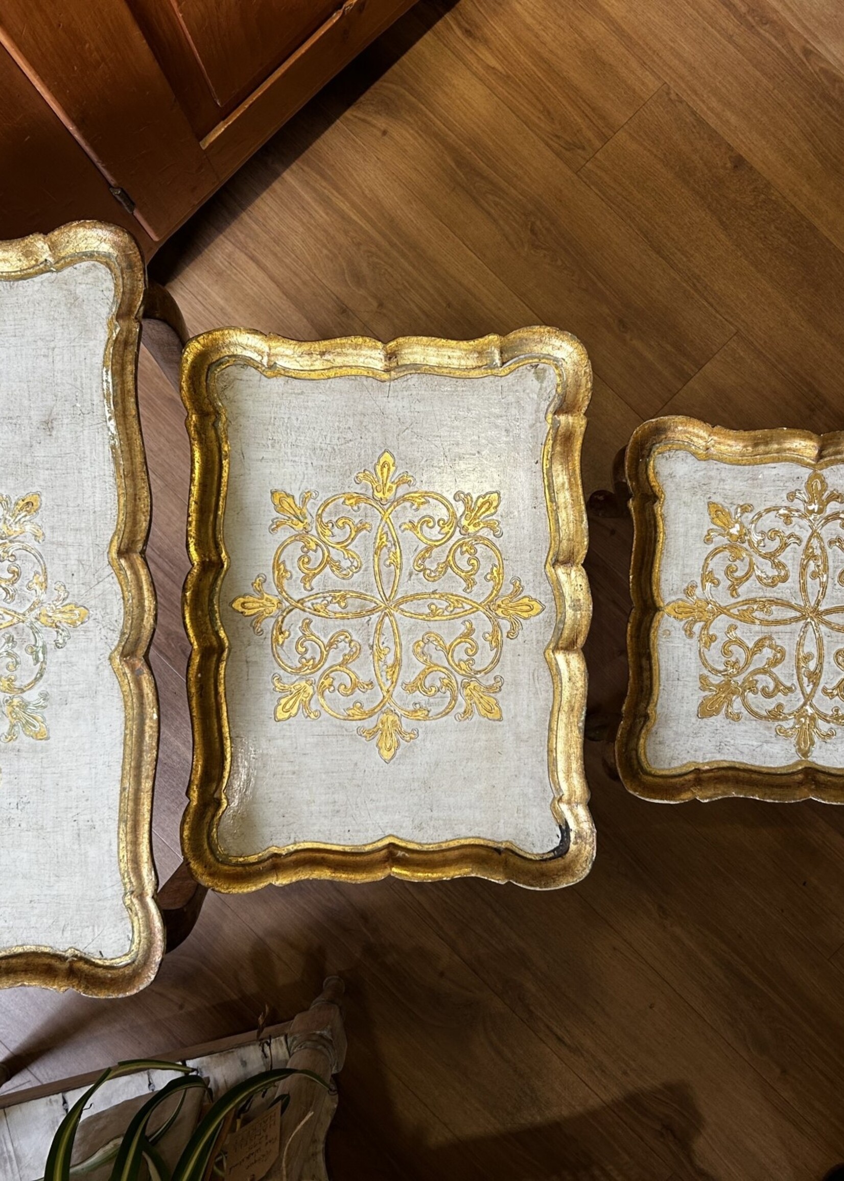 Antique Italian Florentine Nesting Tables