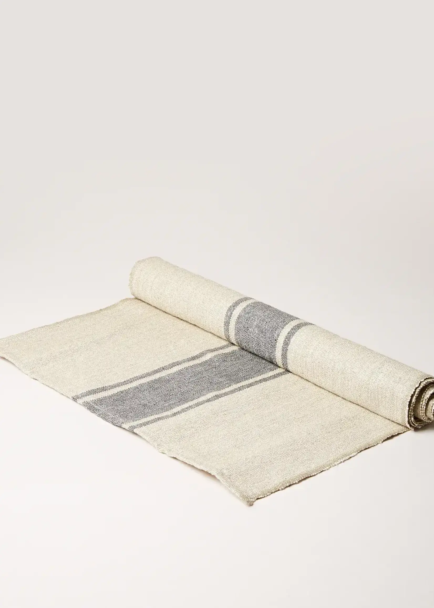 Farmhouse Pottery Stone Farmhouse Table Runner, Navy