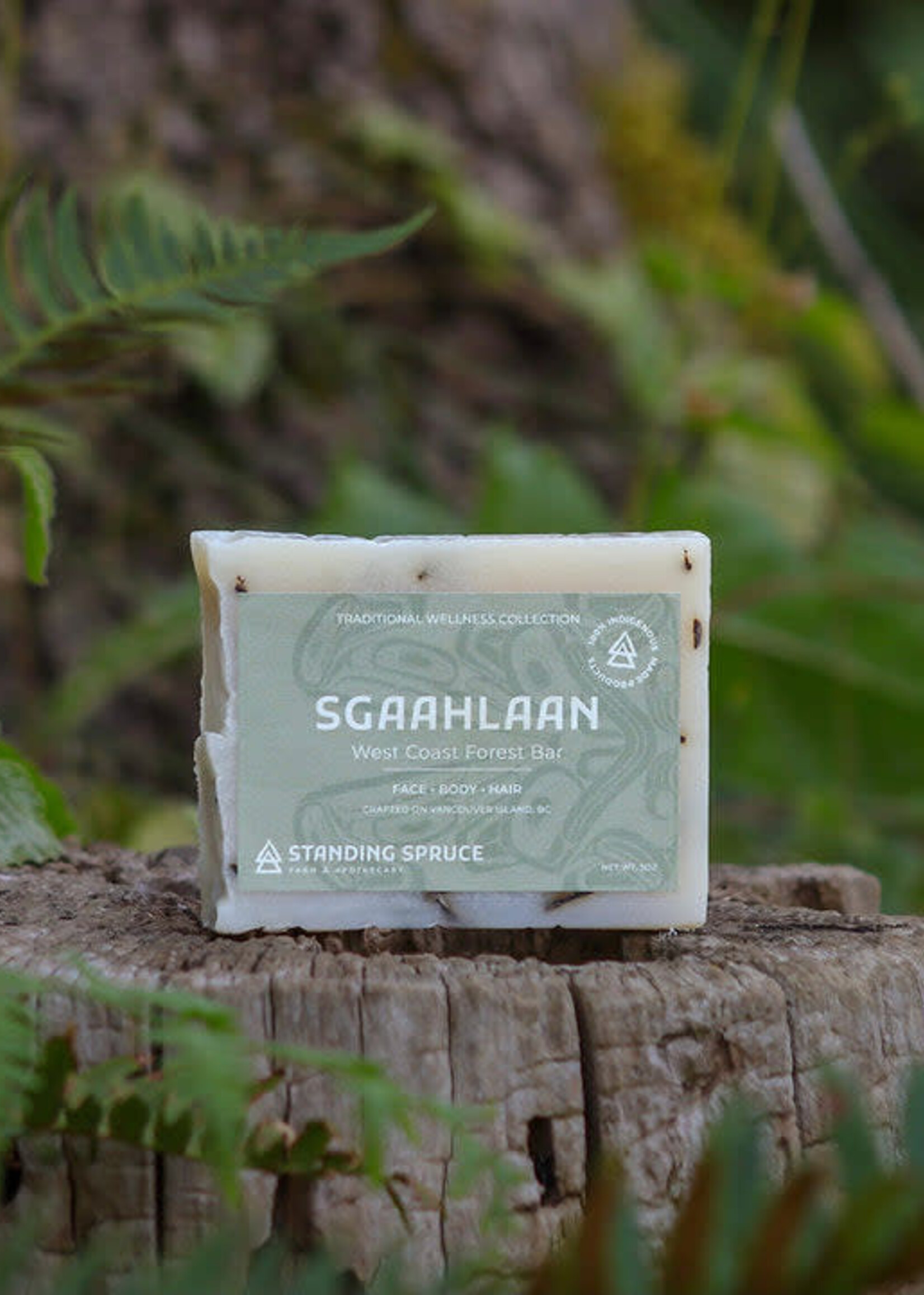 Standing Spruce, Sgaahlan Spa Bar