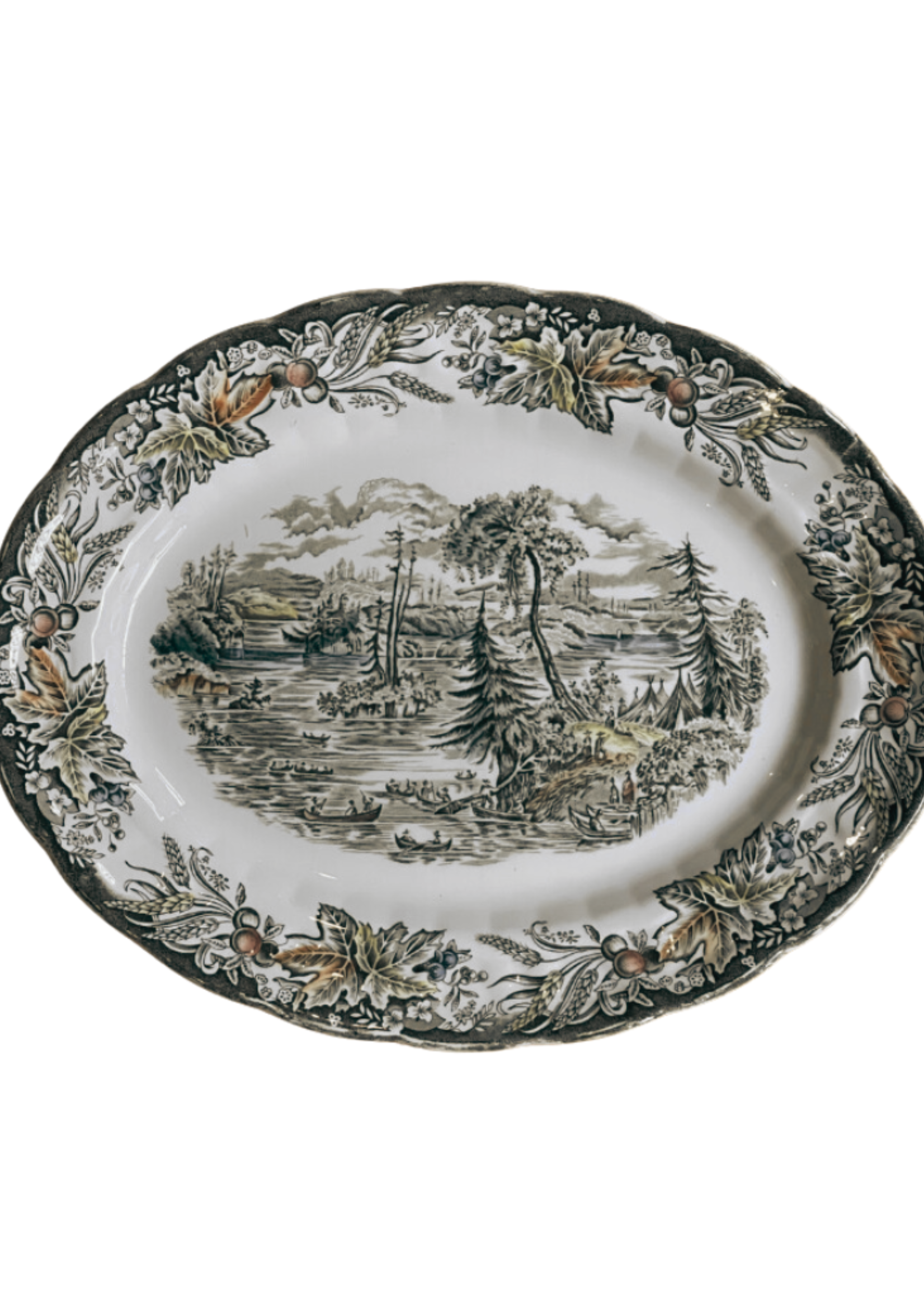 Scene Among the Thousand Isles Platter