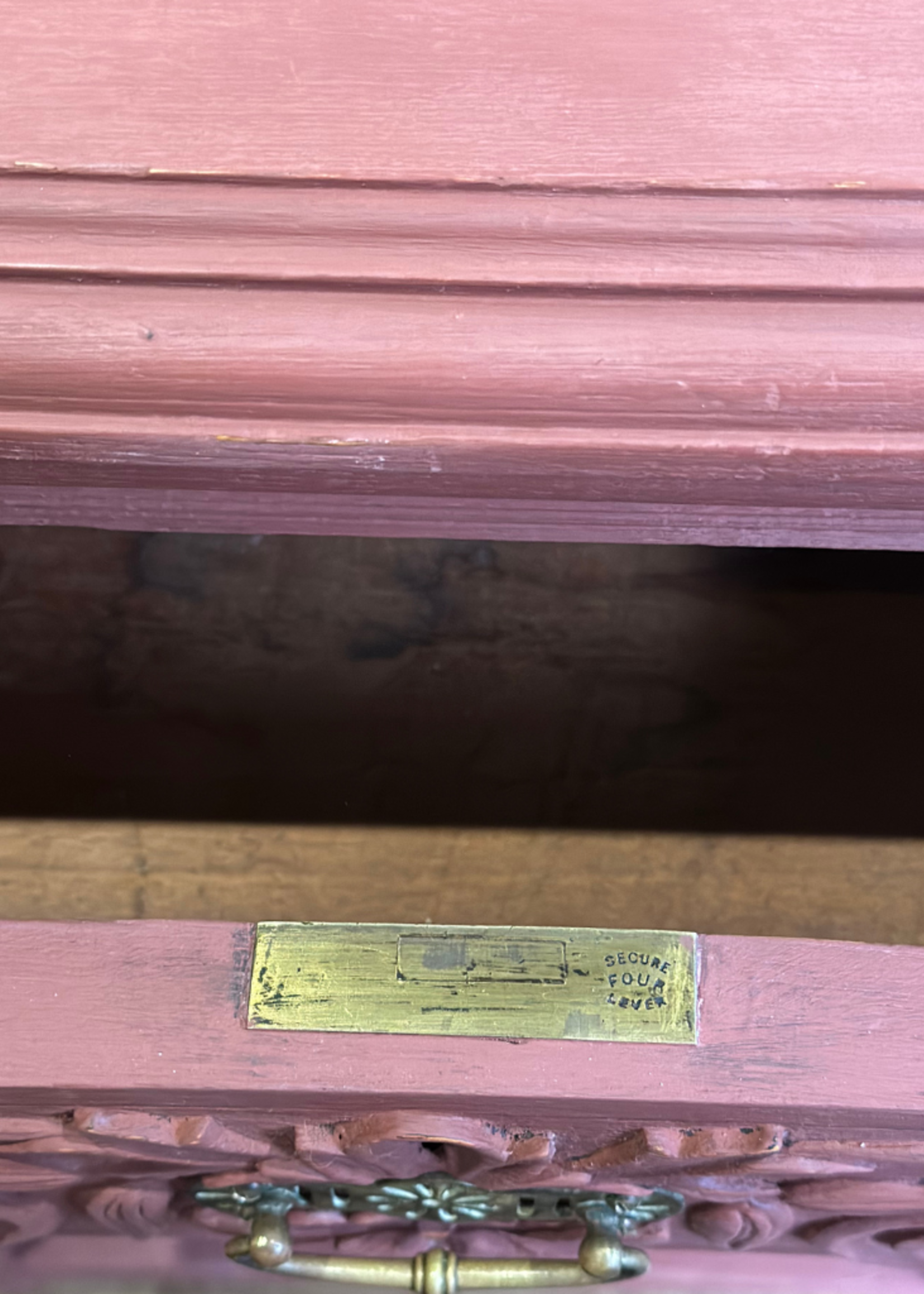 Antique Sideboard in Primer Red
