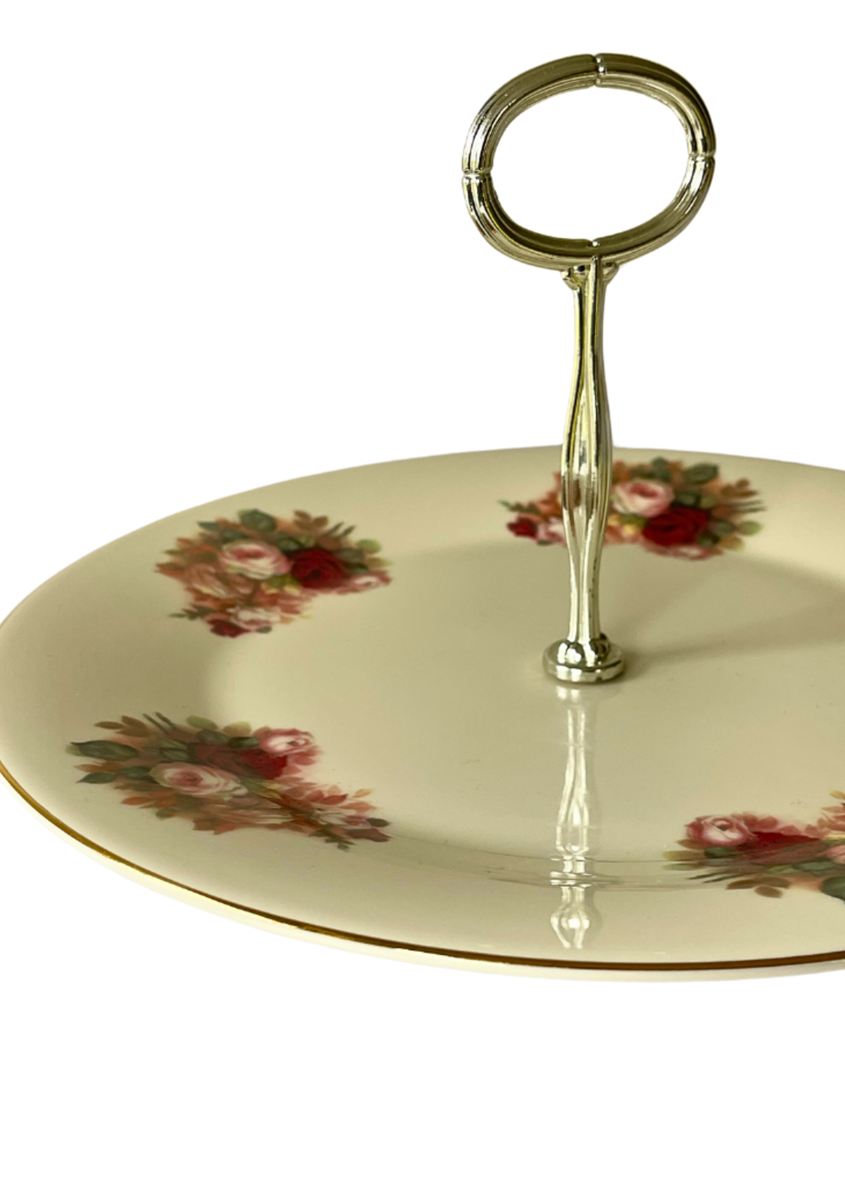 Royal Vale Rose Dessert Tray