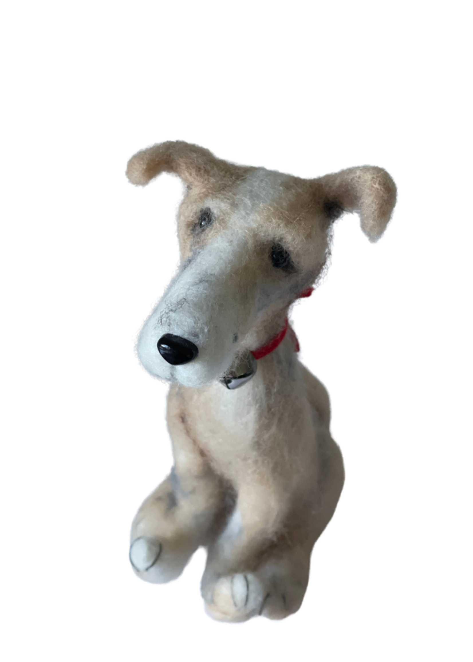 Patrica Blonde Custom Felted Dog