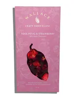 Wallace Craft Chocolate Wallace Craft Chocolate, Rose Petals and Strawberries DARK