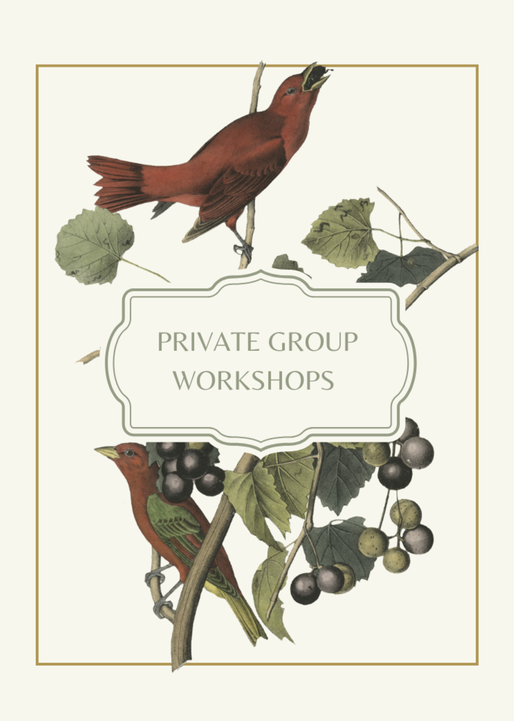Private Group Workshops
