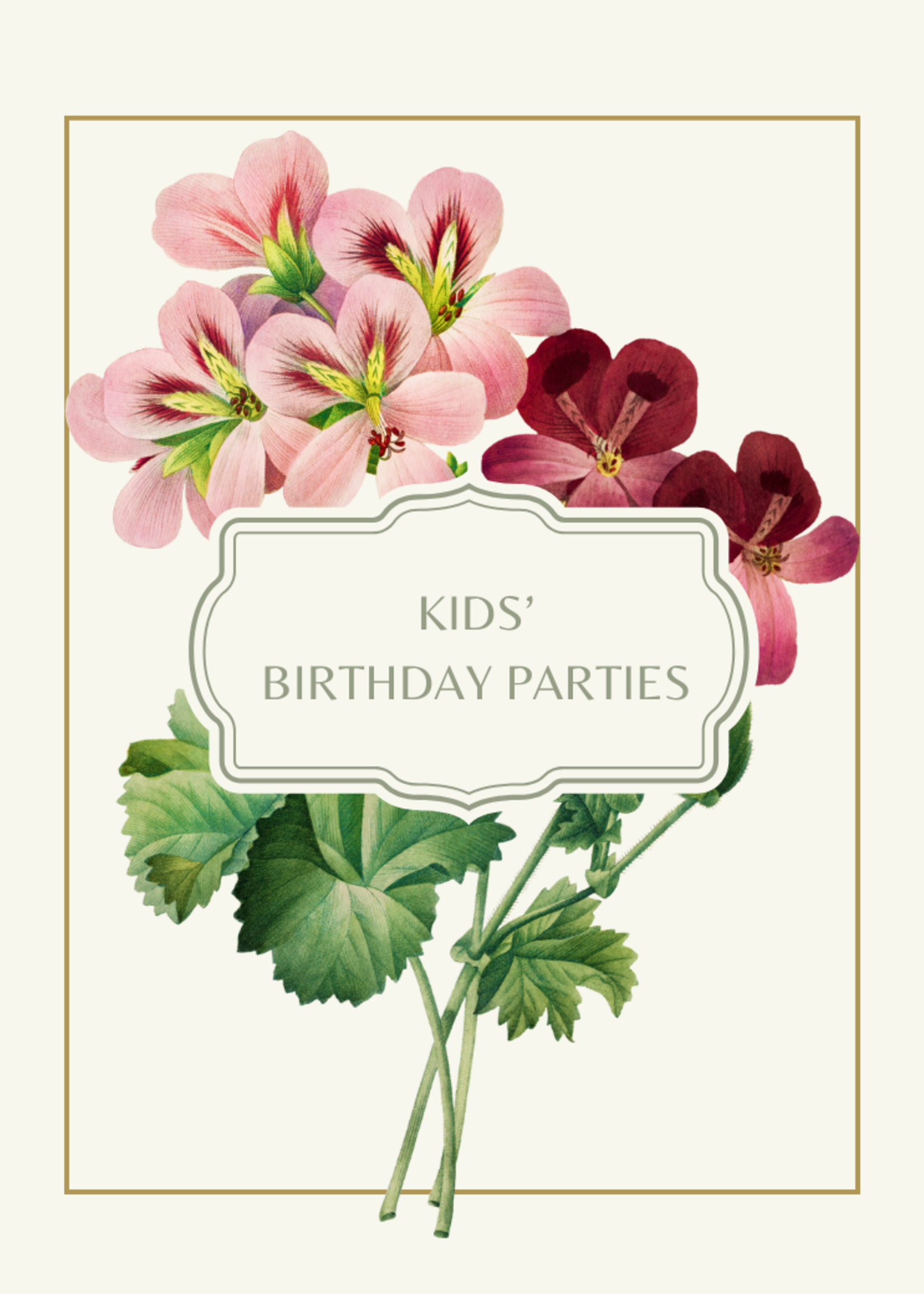 Kids' Birthday Parties