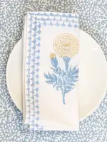 Rozablue 100% Cotton Napkin, Splash Blue, 45cm x 45cm