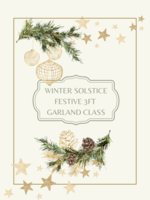 Winter Solstice Festive 3ft Garland Class - Sunday December 21st