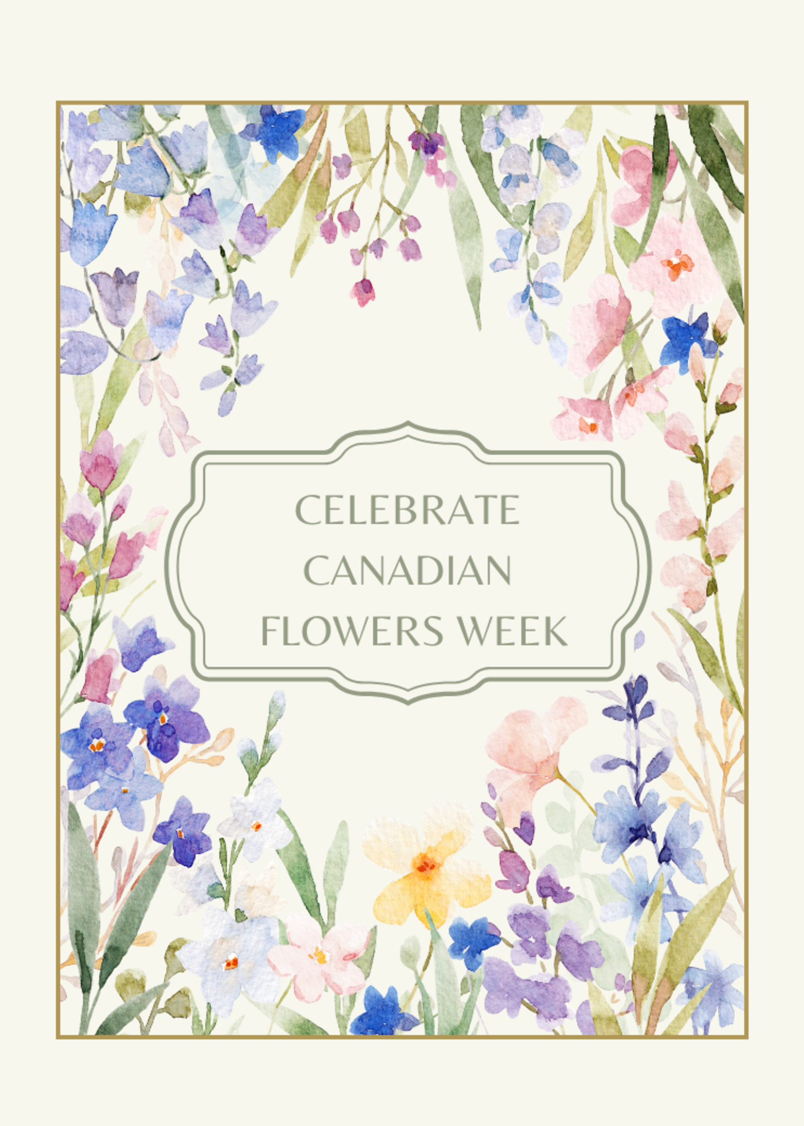 Celebrate Canadian Flowers Week - Urn Centrepiece Workshop