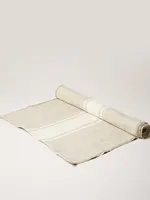 Farmhouse Pottery Stone Farmhouse Table Runner, Cream